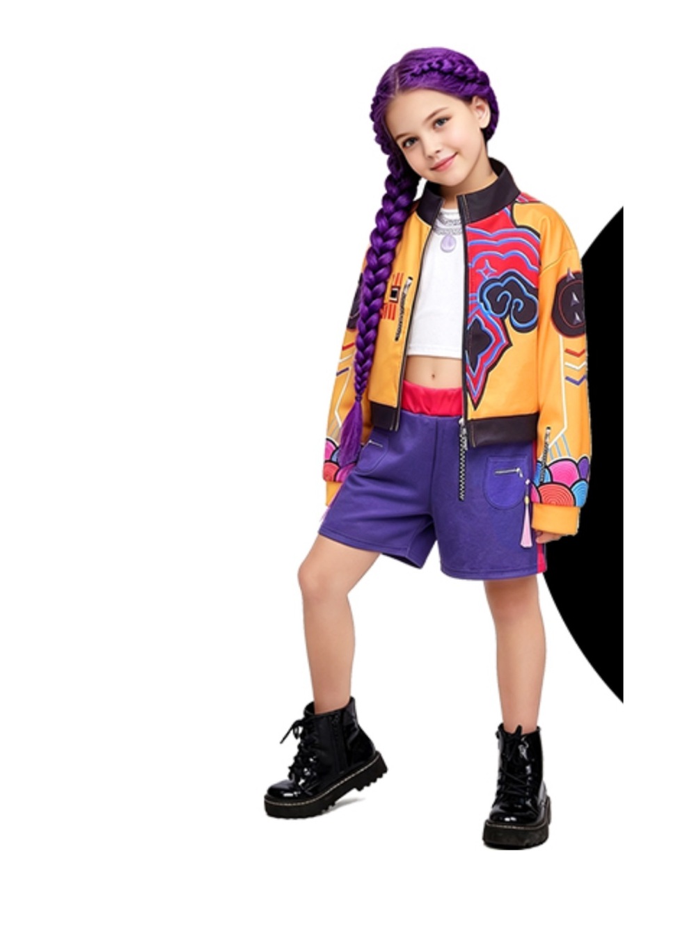 Girls demon hunter taniman inspired Halloween anime costume size XL